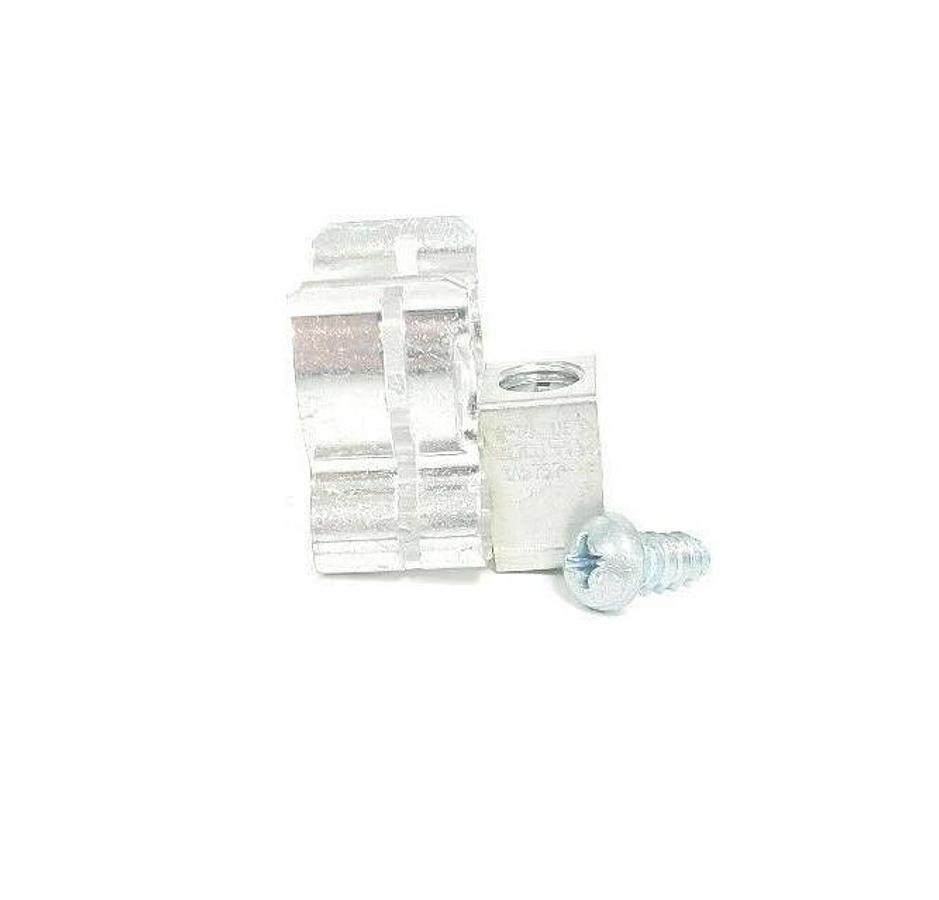 Used LOT OF 42 GENERIC 1A5737 TERMINAL LUG / FUSEHOLDER CLIPS 2-14 US AL7CU W/ SCREWS