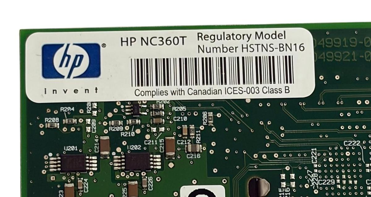 Used HP NC360T Dual Port Gigabit Server Adapter PCIe NIC 412646-001 New Surplus