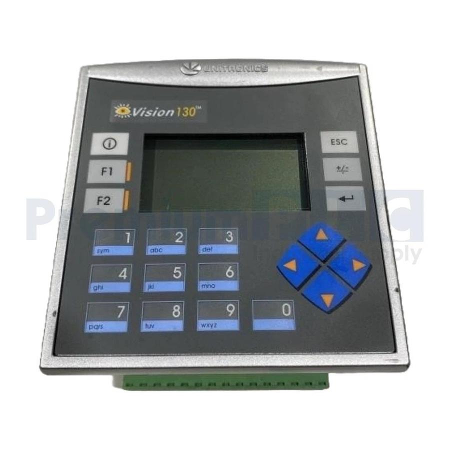 Used UNITRONICS V130-33-TA24 VISION 130 SERIES PLC+HMI PANEL MONOCHROME DISPLAY 2.4"