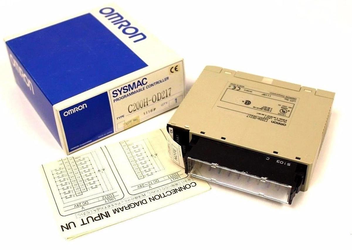 Used NIB OMRON C200H-OD217 OUTPUT MODULE 5-24VDC 0.3A/POINT, 3.6A/UNIT C200HOD217