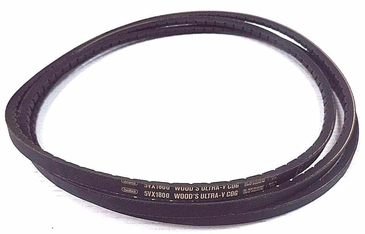 Used NEW TB WOOD'S 5VX1800 ULTRA-V COG BELT TOP WIDTH 5/8'' LENGTH 180''