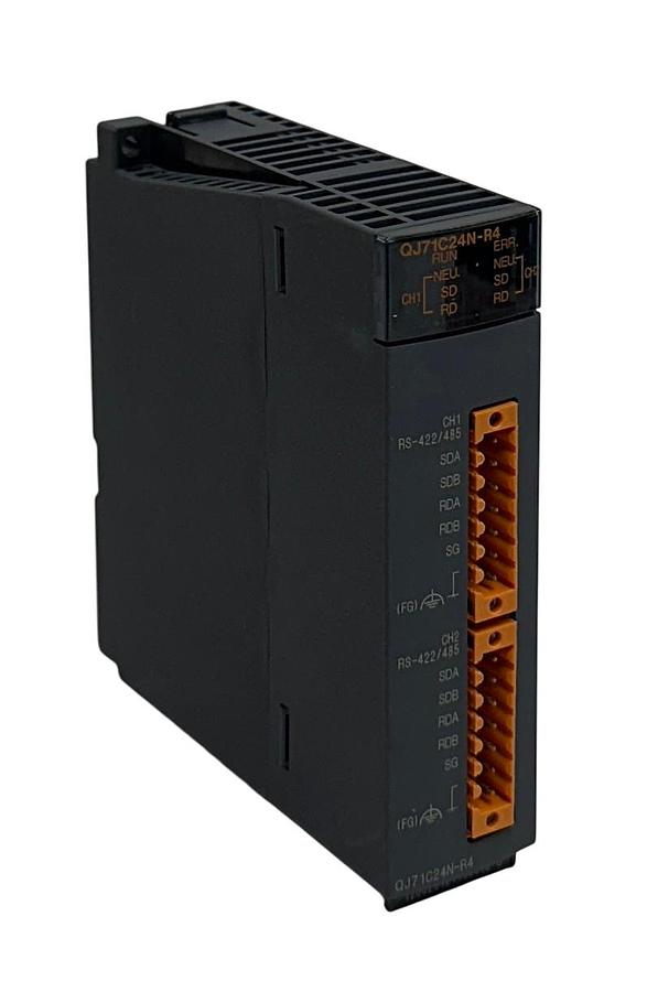 Used MITSUBISHI ELECTRIC QJ71C24N-R4 MELSEC-Q RS-422/485 MODULE QJ71C24NR4 OEM USNP