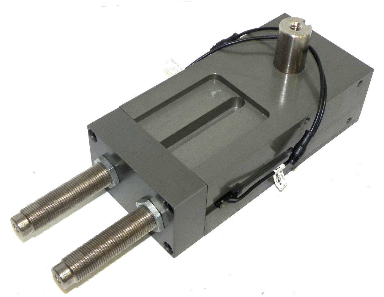 Used NEW NUMATICS RW125A1AEZC1 ROTARY ACTUATOR W/ 2 HPNPQ31 AUTO SWITCH SENSORS