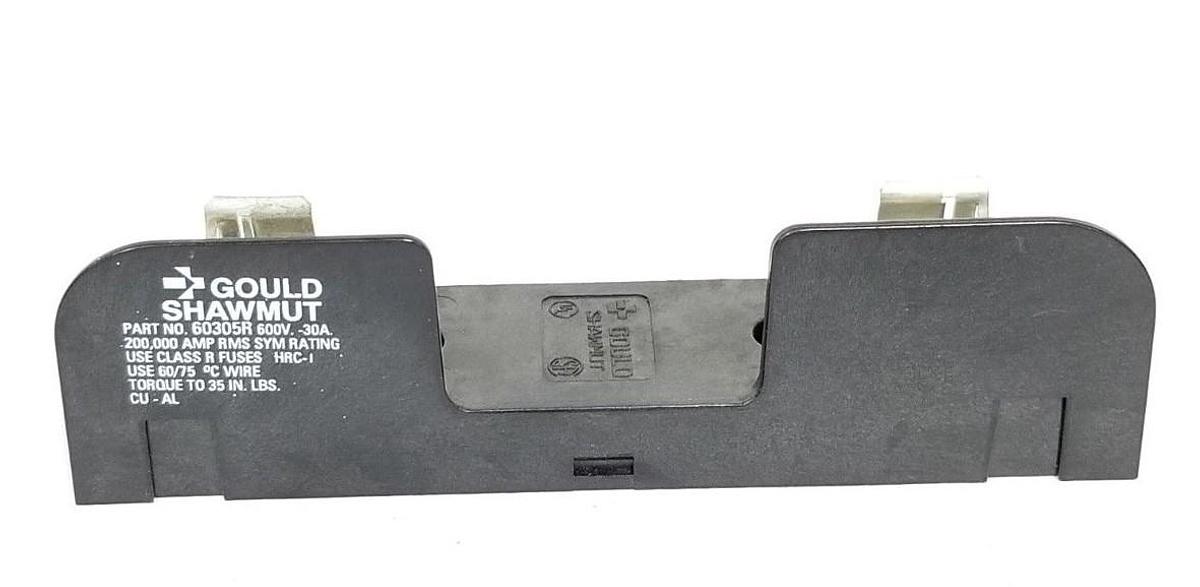 NEW GOULD SHAWMUT 60305R FUSEHOLDER 600V 30A CU-AL HRC-1