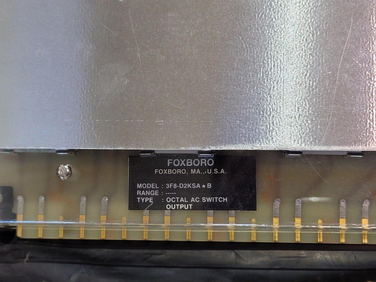 Used NEW FOXBORO INVENSYS 3F8-D2KSA DIGITAL TO AC BOARD 3F8-D2KSAB 3F8D2KSA