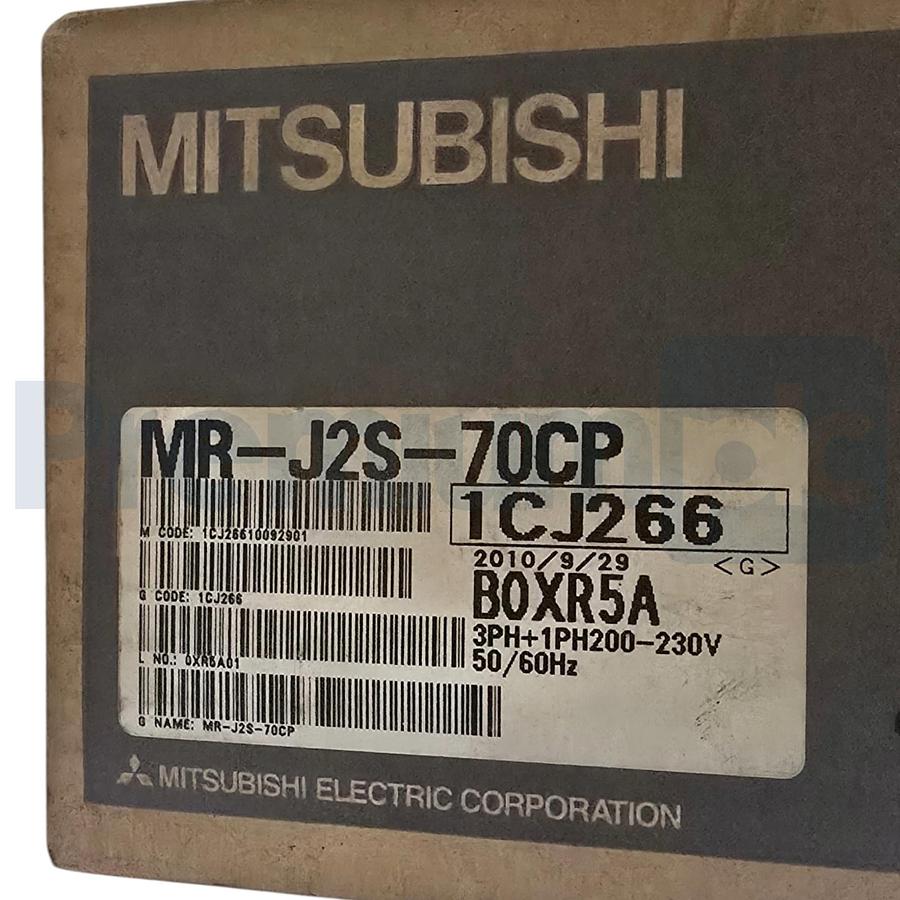 Used Mitsubishi MR-J2S-70CP MELSERVO AC Servo Amplifier Drive 700W 200-230V NSMP