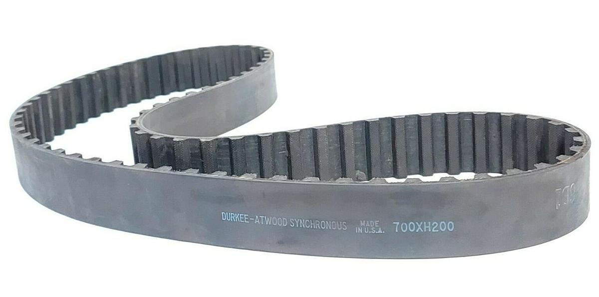 Used NEW DURKEE-ATWOOD 700XH200 POWERGRIP TIMING BELT