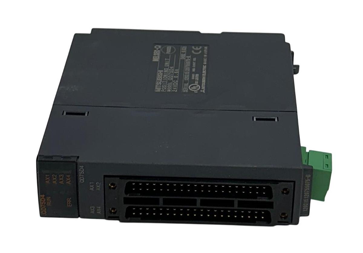 Used MITSUBISHI ELECTRIC QD75D4 MELSEC-Q POSITIONING MODULE 4-AXIS 24VDC 0.6A USNP