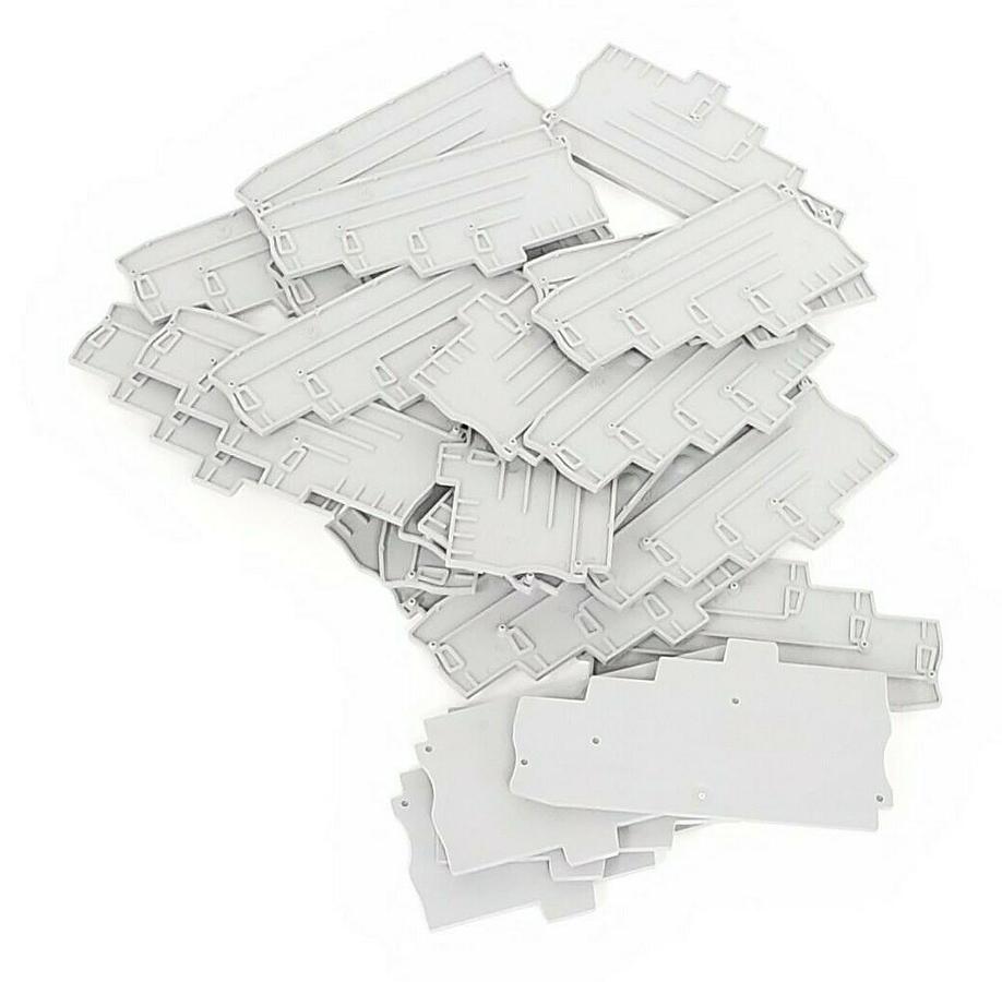 Used LOT OF 25 NEW PHOENIX CONTACT D-ST 2.5-4L/1P TERMINAL BLOCK END COVERS 3041930