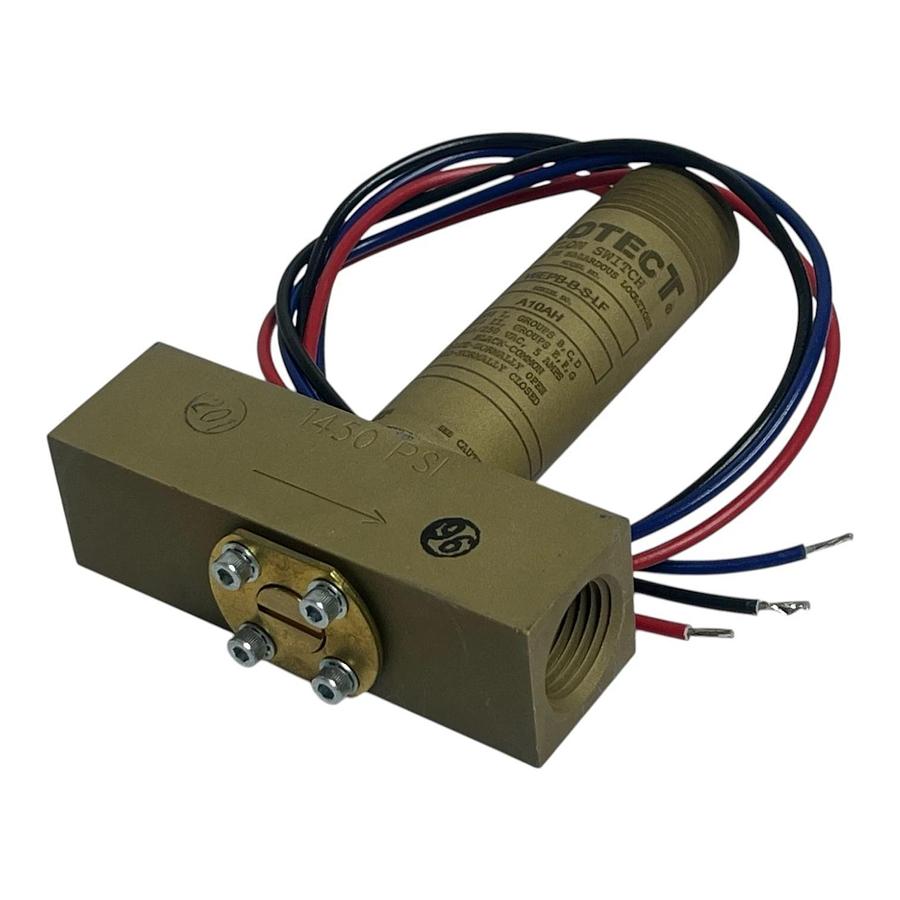 Dwyer Instruments V6EPB-B-S-LF Flotect Explosion-Proof Flow Switch New Surplus