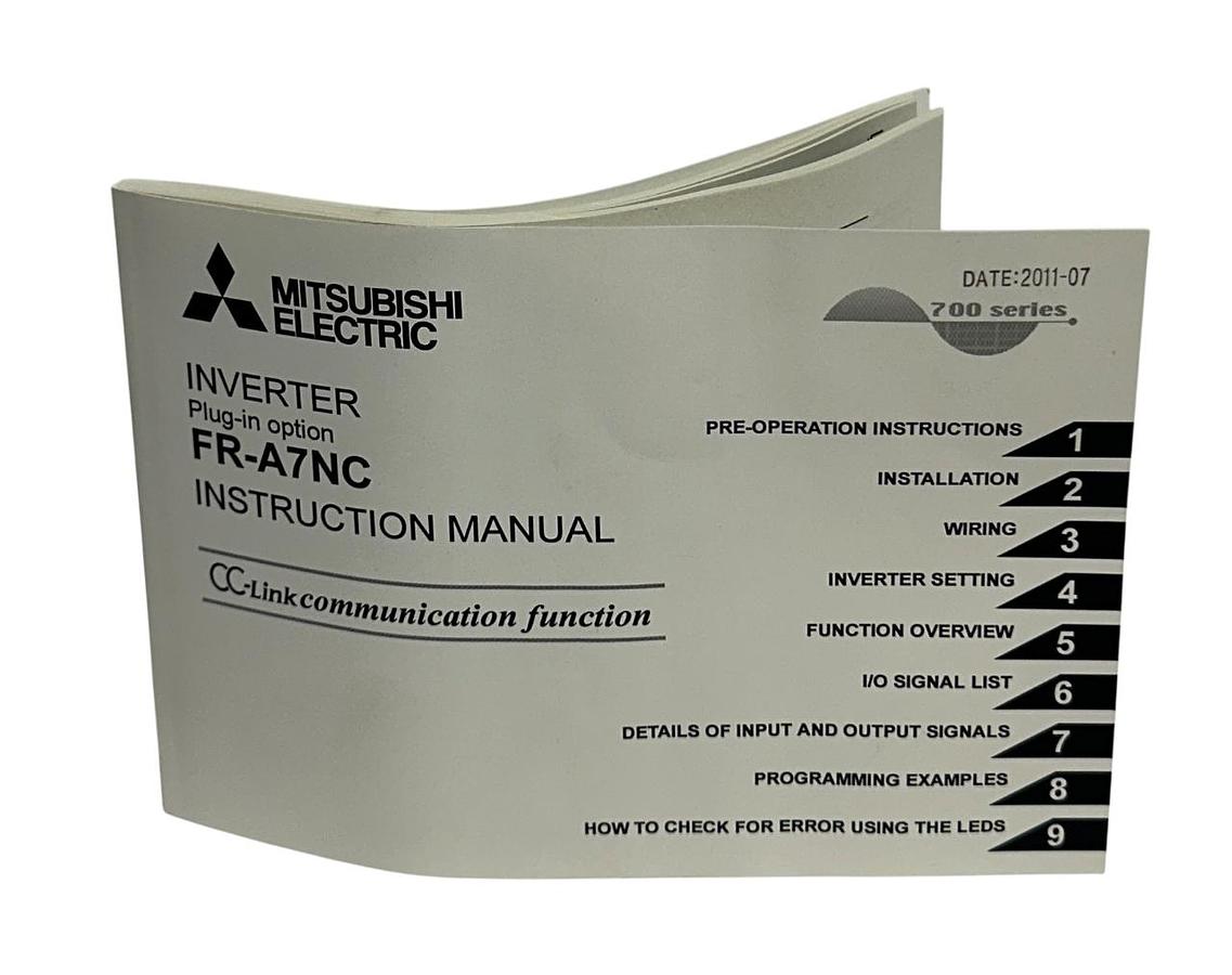 Used MITSUBISHI FR-A7NC / FRA7NC INVERTER PLUG-IN CC-Link OPTION COMM MODULE NSMP
