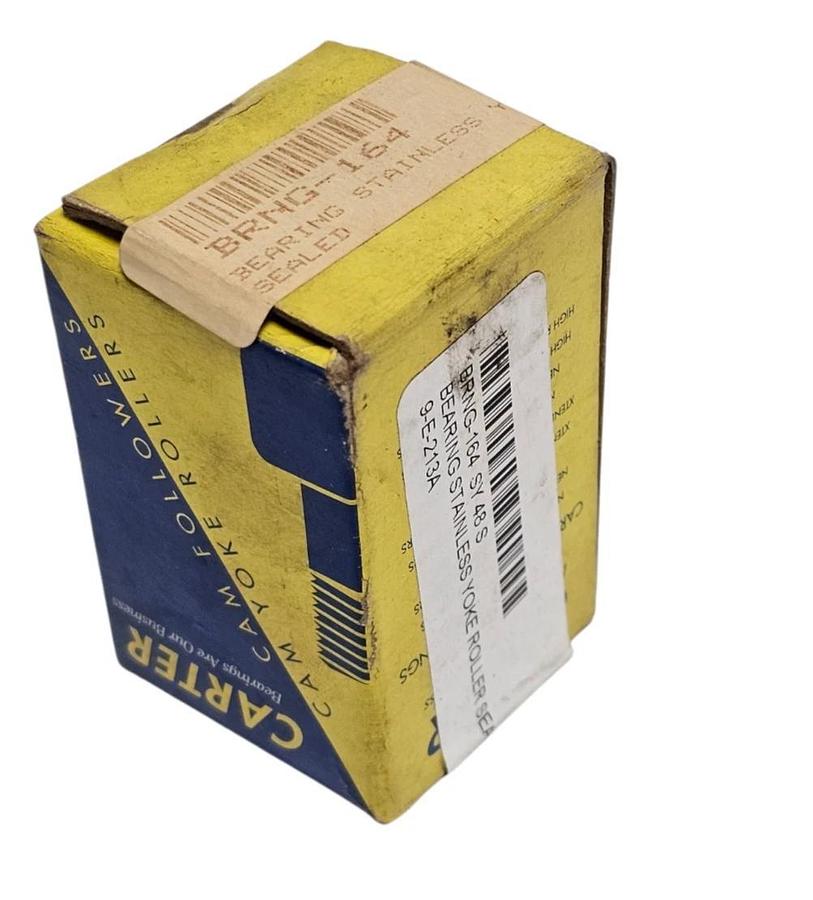 NIB CARTER SY-48-S NEEDLE YOKE ROLLER STAINLESS STEEL 1.50 INCH