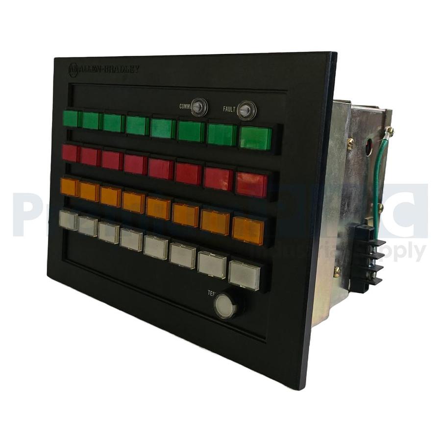 Used ALLEN BRADLEY 2705-P11J1 /B RediPANEL LIGHTED PUSH BUTTON MODULE 120/240VAC REPR