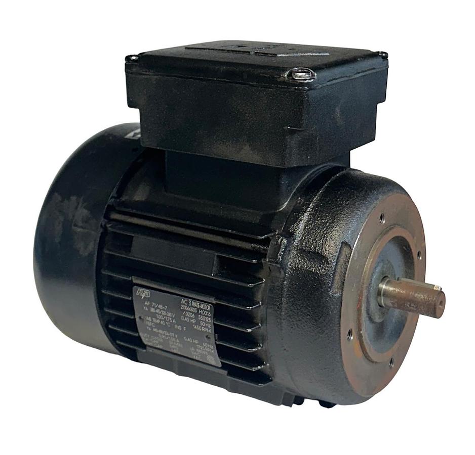 Refurbished ATB AF 71/4B-7 / AF714B7 3-PHASE AC MOTOR 0.40HP 1725RPM MAX 480V MAX REPAIRED