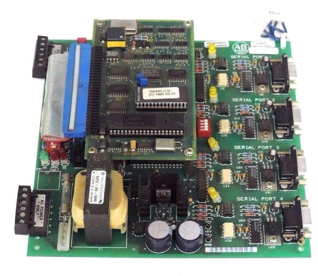Used ALLEN BRADLEY 154959 REMOTE I/O PC BOARD REV 05 1336MODG2/D