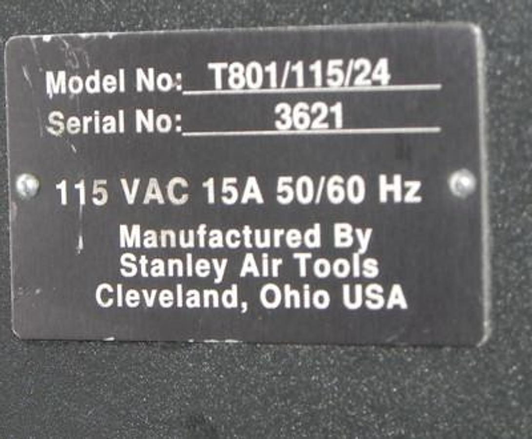 Used STANLEY T801/115/24 ELECTRIC TOOL CONTROLLER 115V