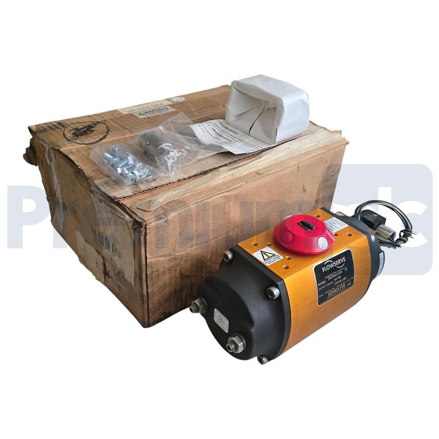 Used Flowserve Worcester 20F39SX120A R7 | F39 Pneumatic Actuator 339 In-Lbs w/Accs.
