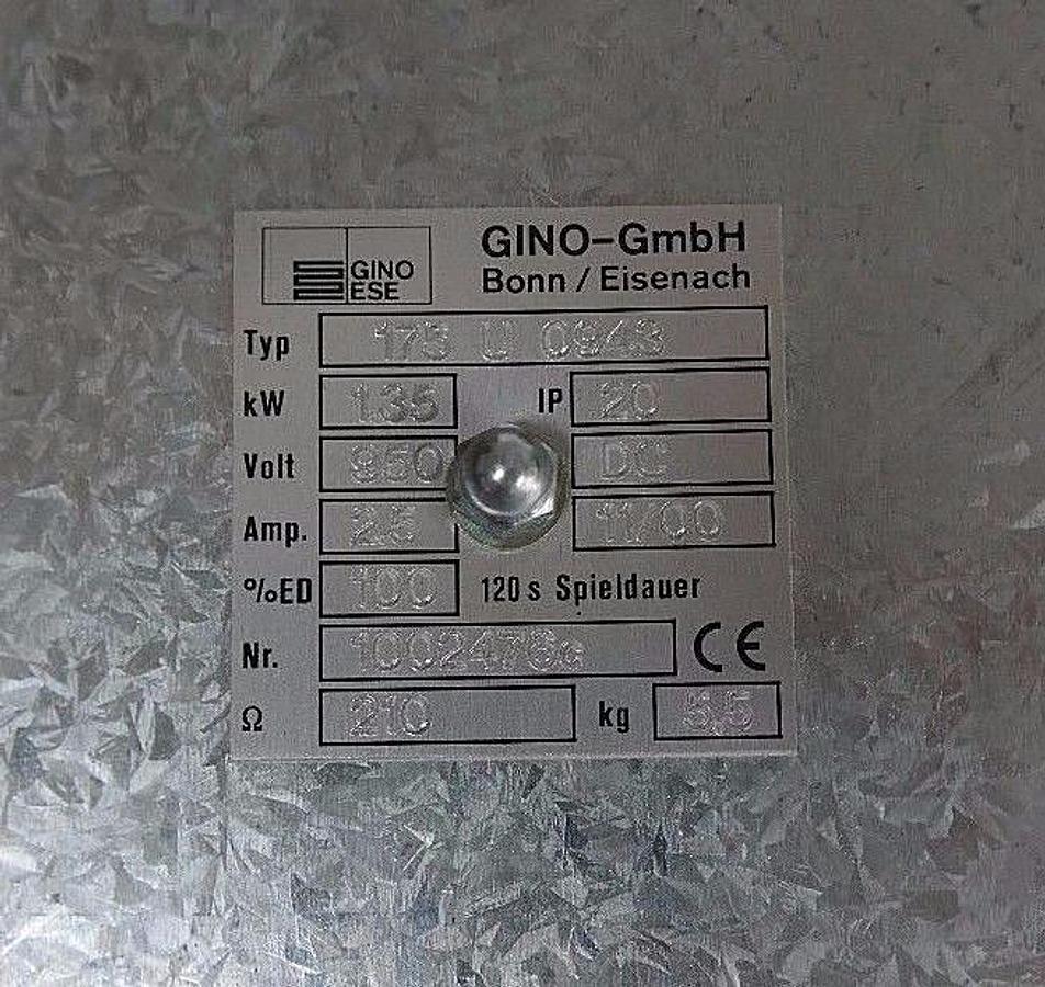 NIB GINO ESE 175U0943 RESISTOR WIRE WOUND 175-U-0943 NR. 1002476C 210OHM