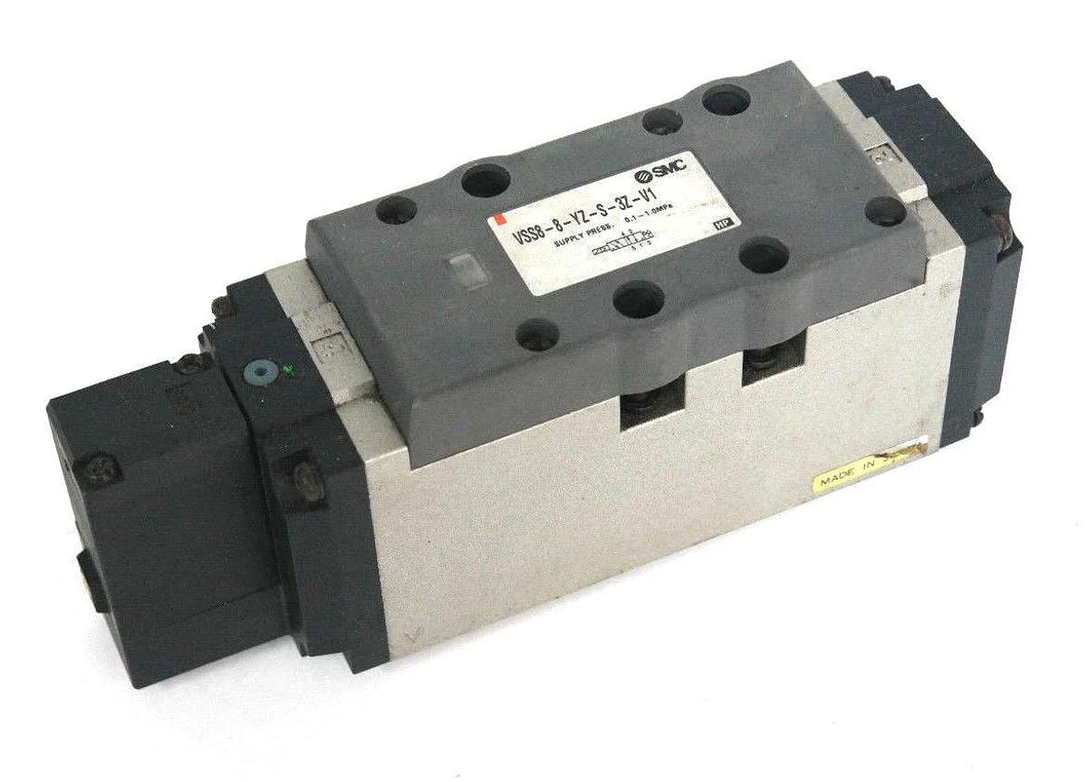 Used NEW SMC VSS8-8-YZ-S-3Z-V1 VALVE 0.1-1.0MPA, SIZE 2, VSS88YZS3ZV1