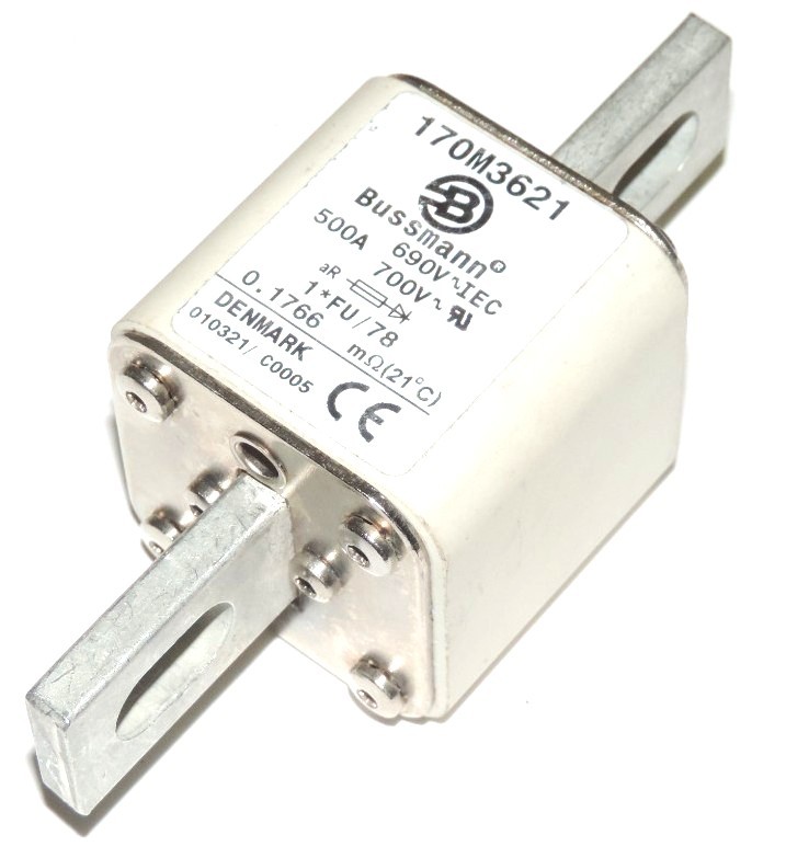 Used COOPER BUSSMANN 170M3621 FUSE 500A