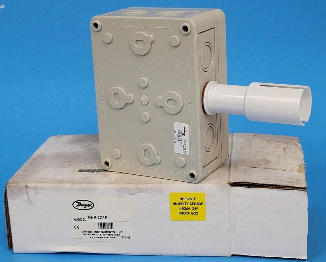 Used NIB DWYER RHP-2O1F TEMERATURE SENSOR TRANSMITTER RHP2O1F