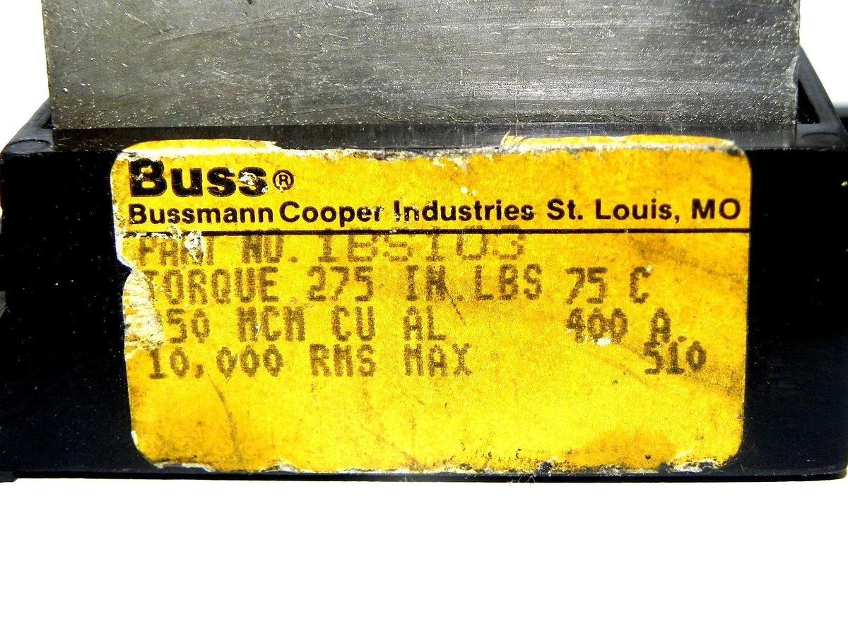 Used BUSSMANN FUSE BLOCK 1BS103
