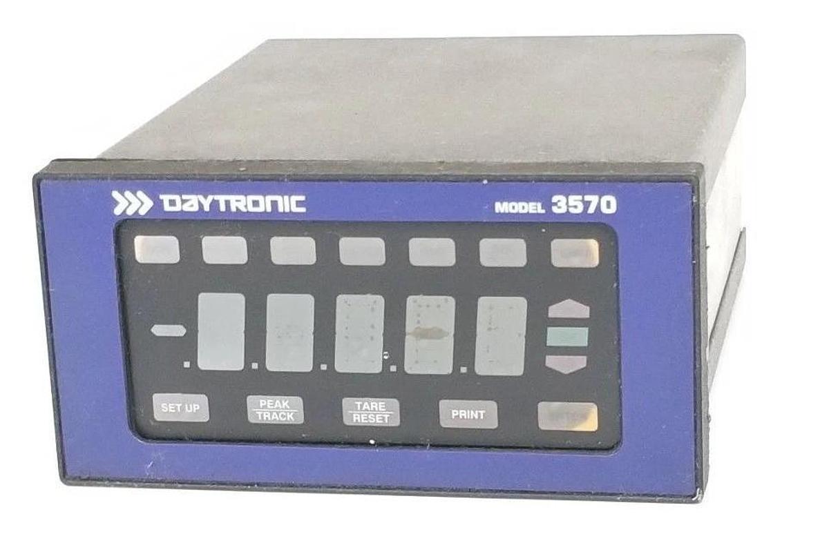 Used DAYTRONIC MODEL 3570 STRAIN GAGE PANEL METER