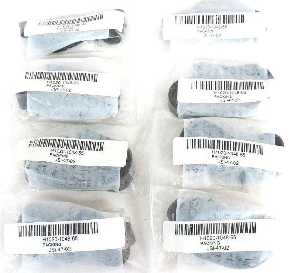Used LOT OF 8 NEW OKUMA H1020-1048-65 PACKING H1020104865, JSI-47-02