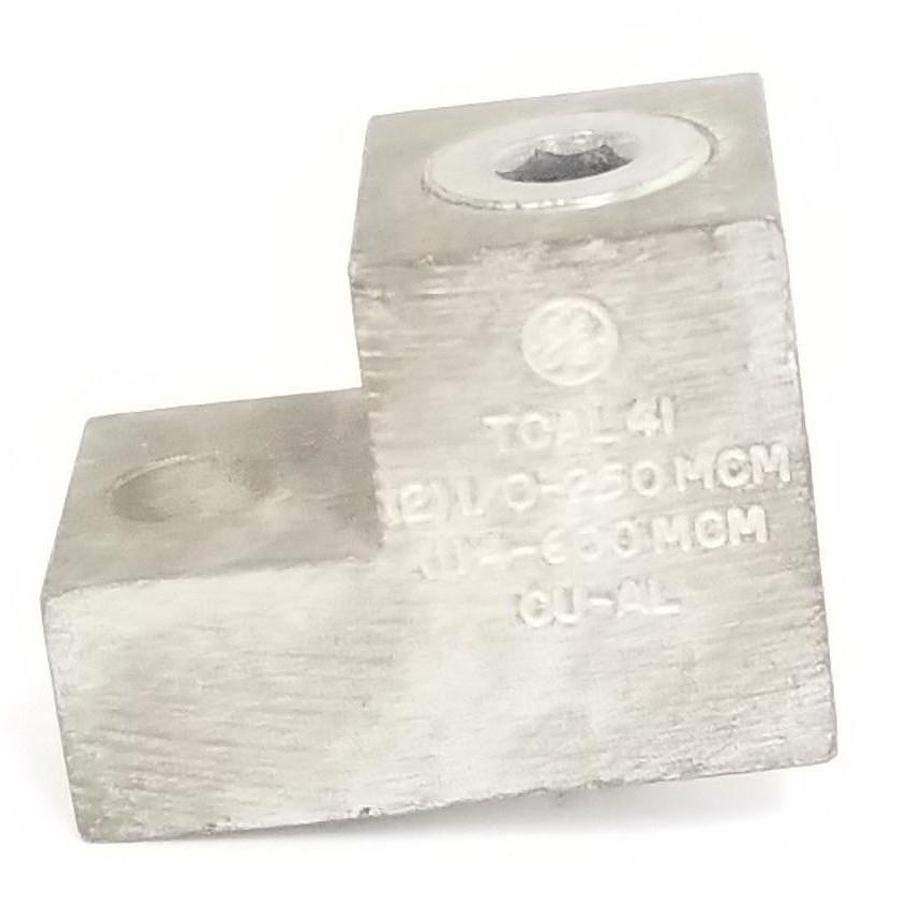 Used GENERAL ELECTRIC TCAL41 TERMINAL LUG (2) I/O-250 MCM (1) 4-600MCM CU-AL