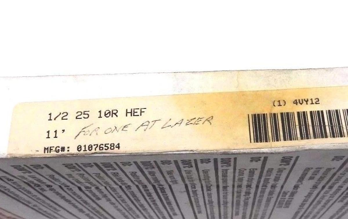 Used NIB MORSE 4VY12 BAND SAW BLADE 1/2 25 10R HEF, 11 FT., 01076584