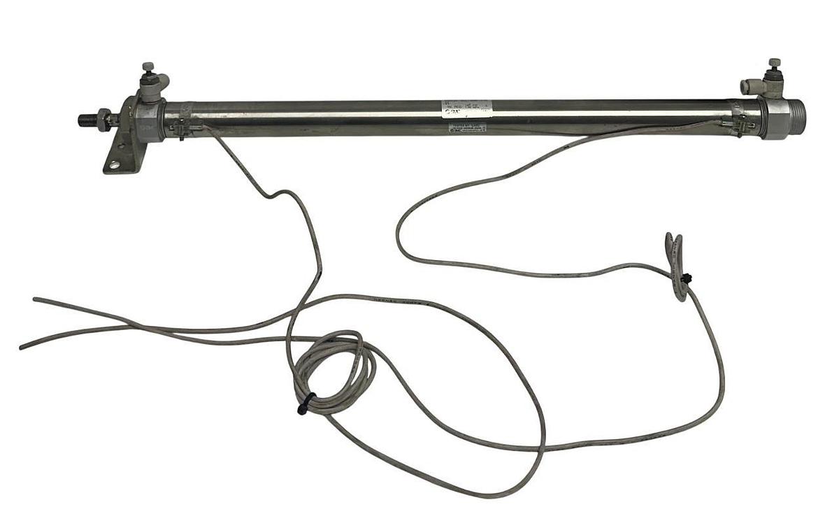 Used SMC CDM2L25-400Z-M9BL-X142 / CDM2L25400ZM9BLX142 PNEUMATIC CYLINDER D-M9B USNP