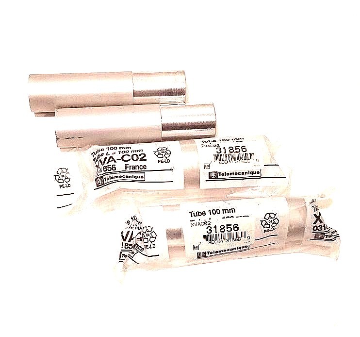 Used LOT OF 4 NEW TELEMECANIQUE XVA-C02 STACK LIGHT TUBES 100MM, XVAC02, 031856
