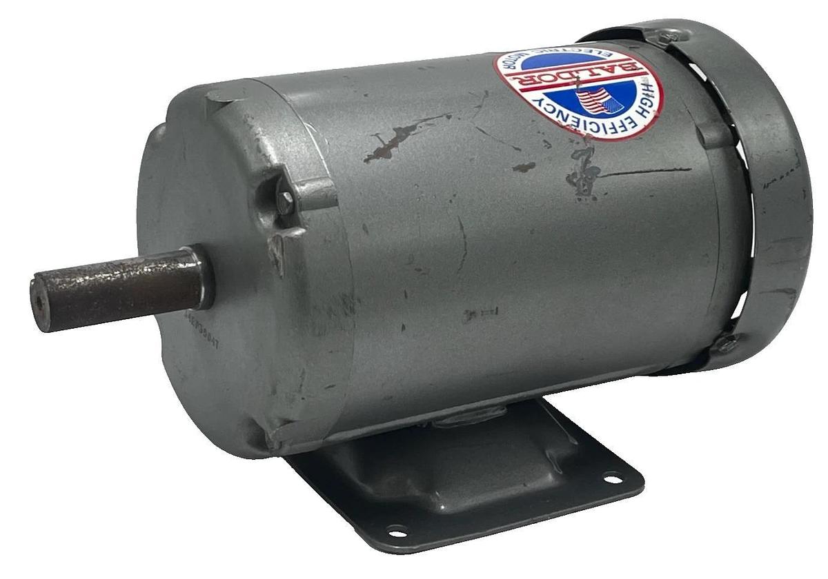 Used Baldor Reliance M3546T General Purpose Motor 1HP, 1725RPM, 3PH, 60Hz, 56T Frame