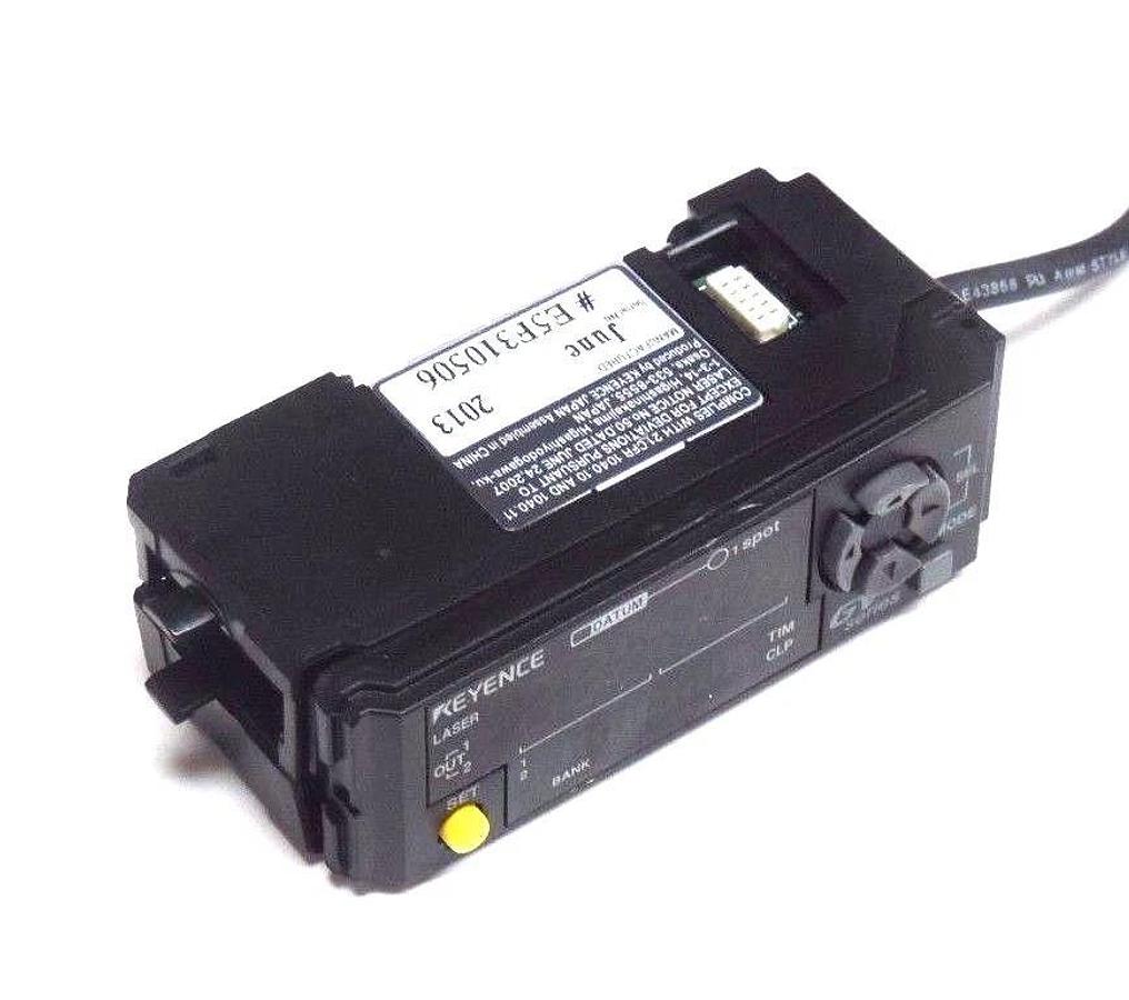 Used KEYENCE GV-21P SENSOR AMPLIFIER GV SERIES, 10/30VDC, GV21P