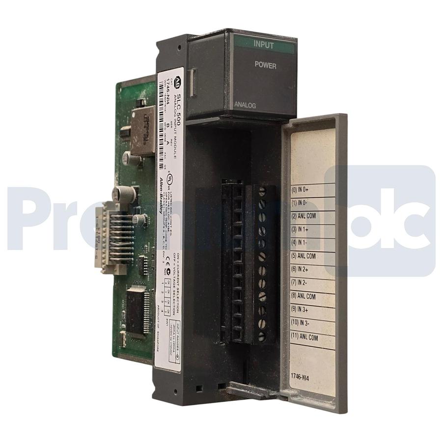 Used Allen-Bradley 1746-NI4 /B SLC 500 4-Ch Analog Input Module Rev. A 1746NI4 USPI
