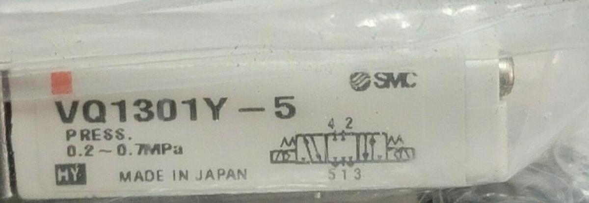 NEW SMC VQ1301Y-5 PLUG-IN VALVE VQ1301Y5 PRESS. 0.2~0.7MPa