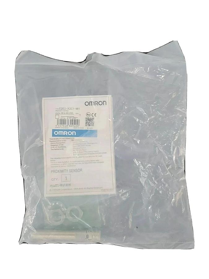 Used NEW OMRON E2E2-X2C1-M1 PROXIMITY SWITCH E2E2X2C1M1, 12 TO 24VDC, 2MM