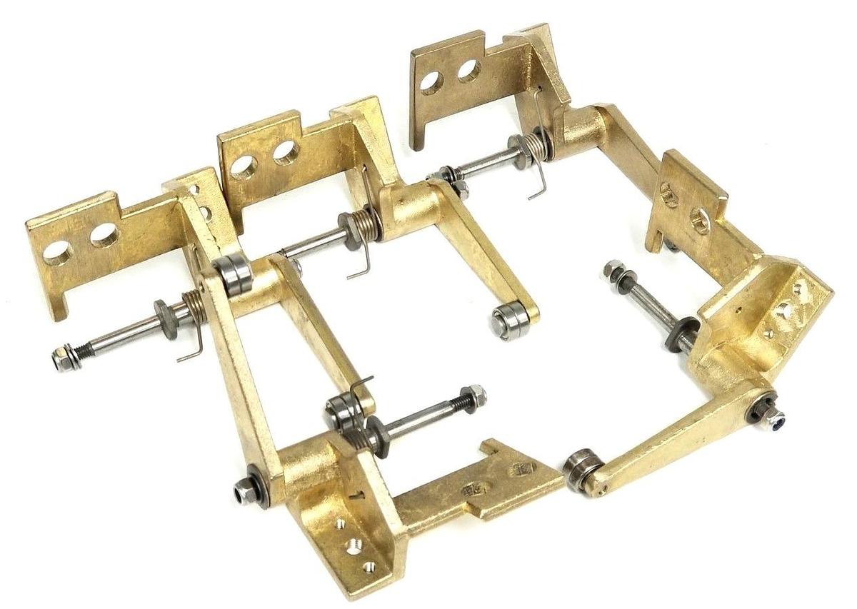 LOT OF 5 NEW KISTERS / KRONES 0150001054 TRAY FOLDER / PUSHER ASSEMBLY ARMS