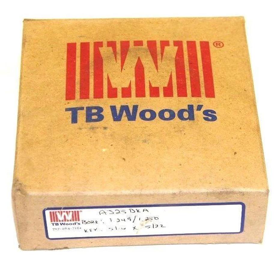 Used NIB TB WOODS AJ25BKA BUSHING, BORE: 1.249/1.250, KEY: 5/16 X 5/32