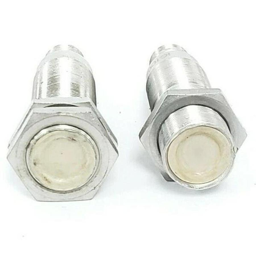 Used LOT OF 2 EFECTOR IFM IGT002 INDUCTIVE PROXIMITY SENSORS, 20-140VAC/DC, 5MM