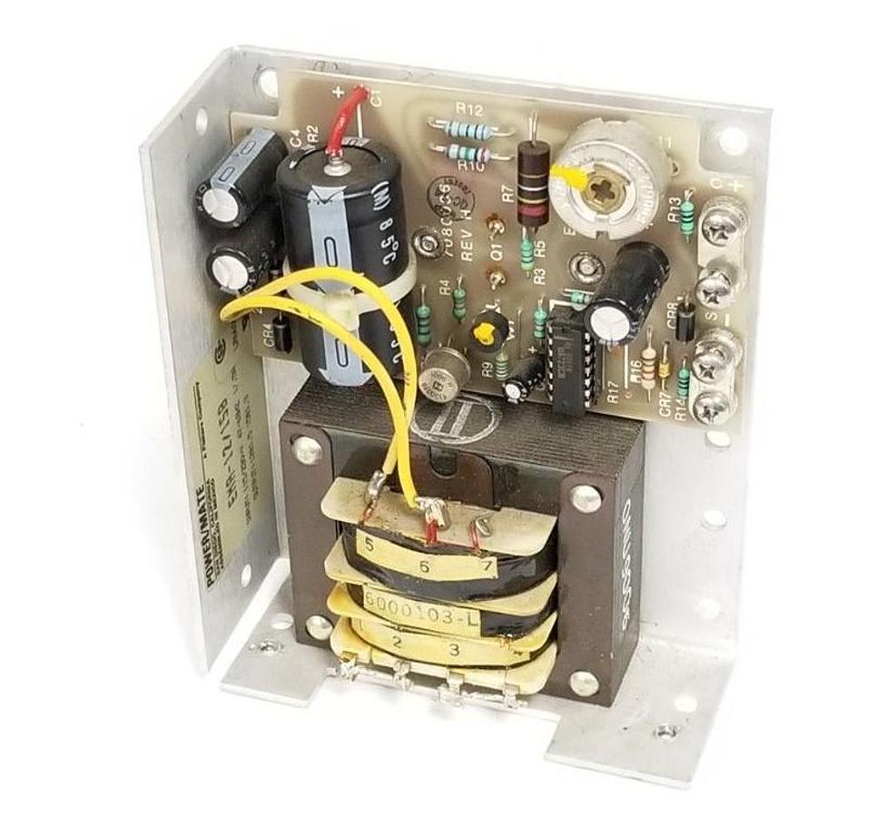 Used POWER MATE TECHNOLOGY EMA-12/15A POWER SUPPLY 115/230V 47-63HZ 1/.5A