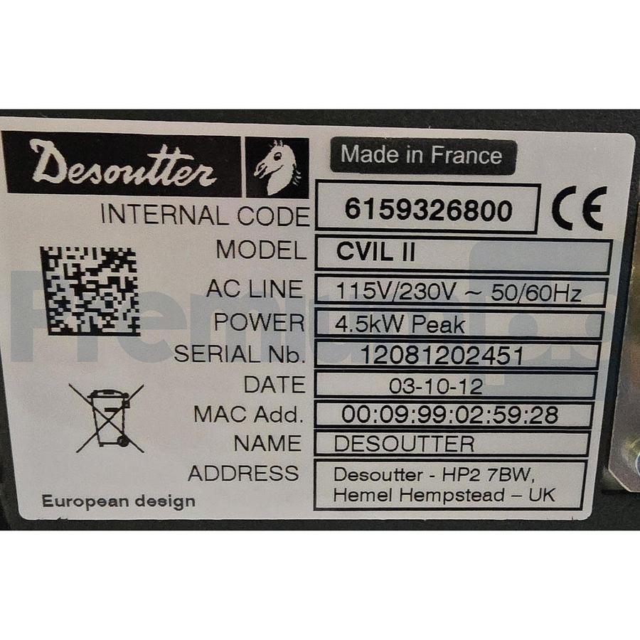 Used DESOUTTER 6159326800 CVIL II CONTROLLER 115/230VAC FOR E-PULSE NUTRUNNERS NSMP