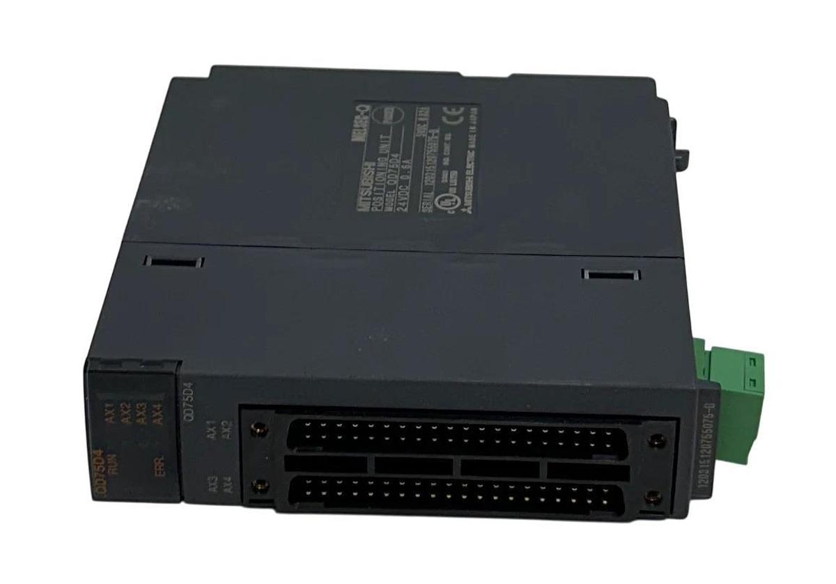 Used MITSUBISHI ELECTRIC QD75D4 MELSEC-Q POSITIONING MODULE 4-AXIS 24VDC 0.6A USNP