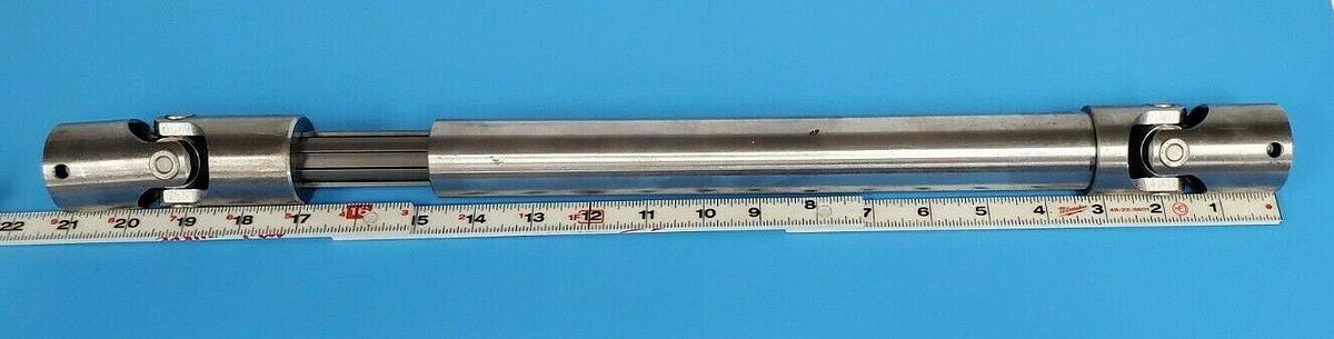 Used NEW GENERIC G0007738 U-JOINT COUPLING SHAFT AXLE 50825, 19" LENGTH