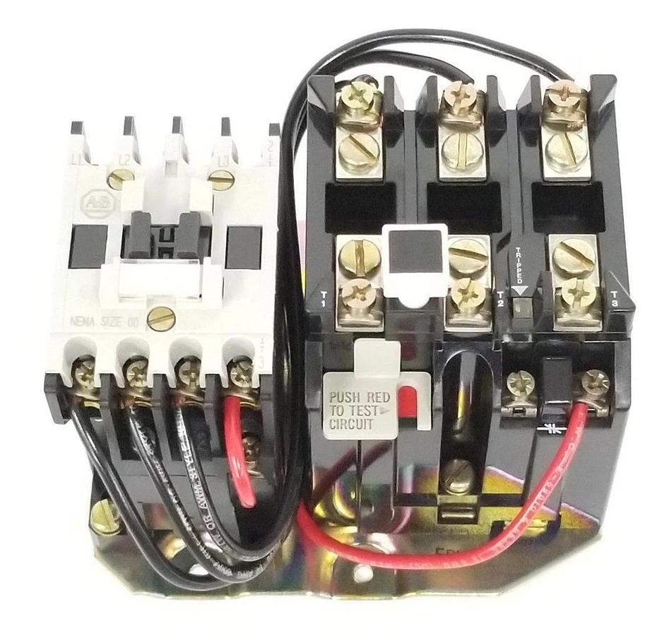 NIB ALLEN BRADLEY 509-TOJ FULL VOLTAGE STARTER 24V, 50HZ, SER. B, 509TOJ