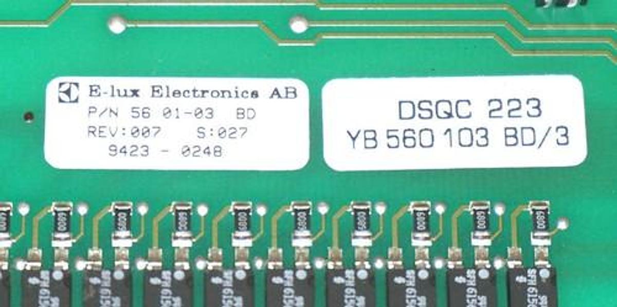 Used ABB DSQC-223 I/O BOARD 3HAB-2214-8/3, 56 01-03