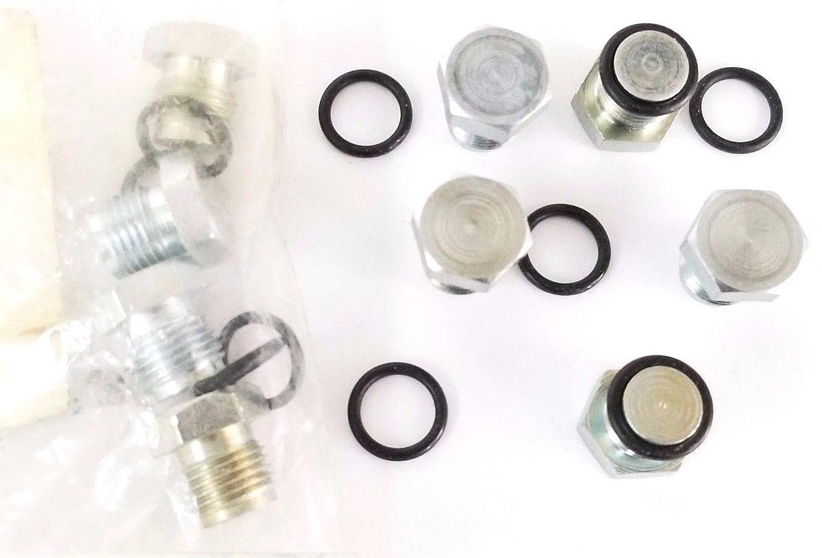 Used LOT OF 8 NEW OMV 018045548 TAPPO / STOPPERS M10X1 COD.05.011.0