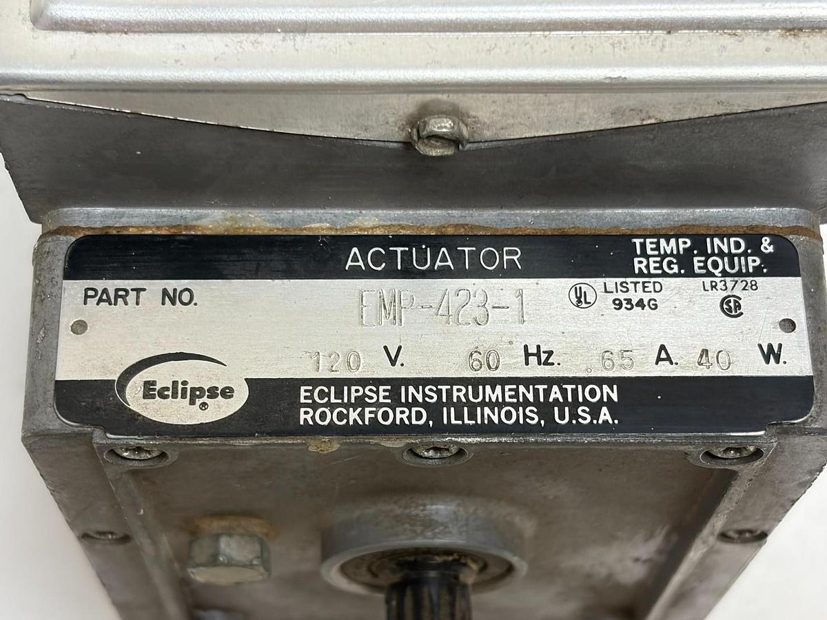 Used Eclipse EMP-423-1 Proportional Control Actuator Motor 120V 40W Burner Valve