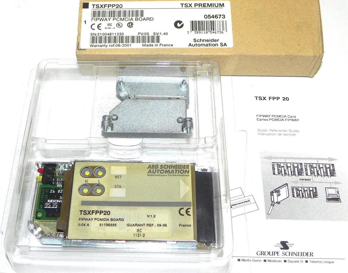 Used NIB SCHNEIDER ELECTRIC TSX-FPP-20 COMMUNICATION FIPWAY PCMCIA BOARD TSXFPP20