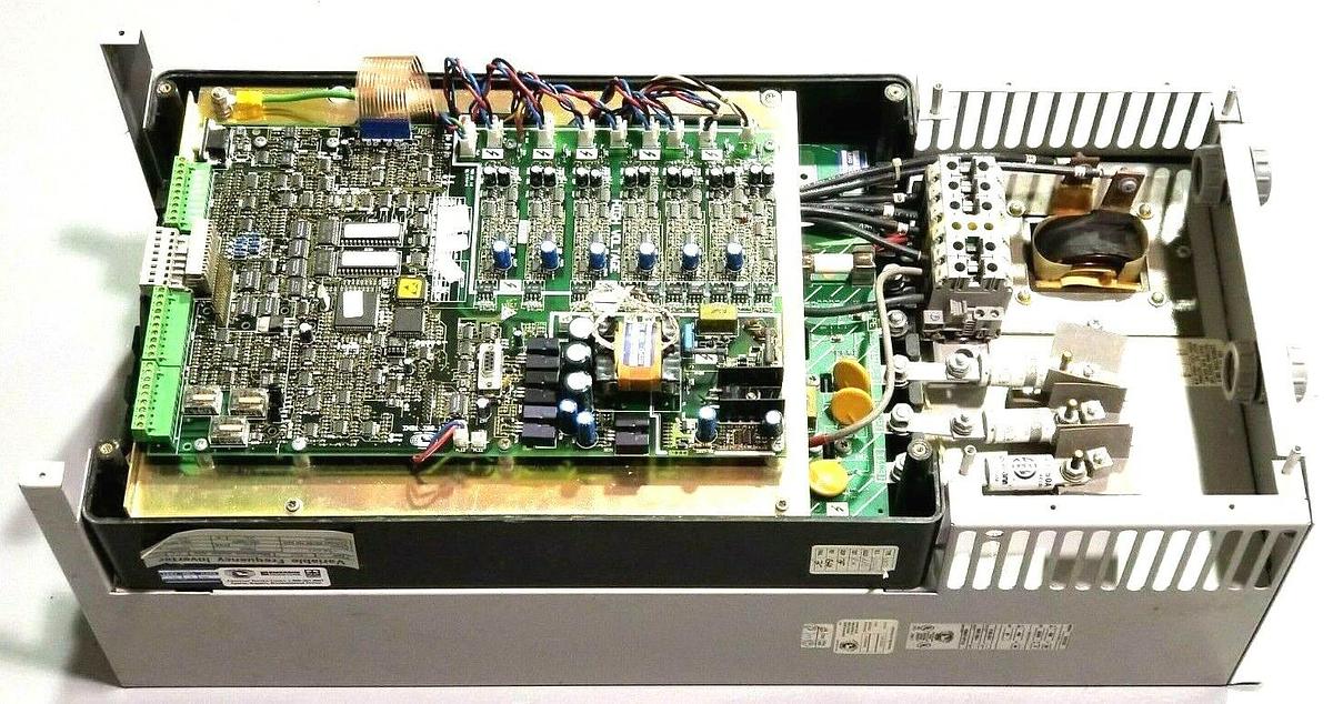 Used CONTROL TECHNIQUES V1850-KN1 FLUX VECTOR DRIVE 9800-1000-I 25HP V1850